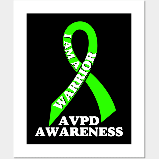 I Am A Warrior - AVPD Awareness Wall Art by JB.Collection